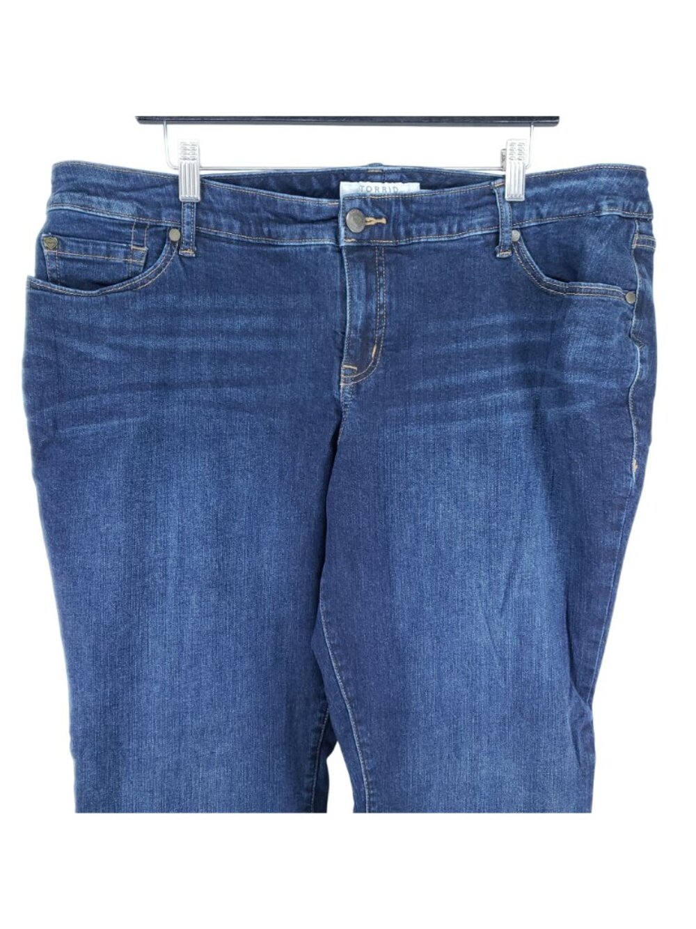 Torrid Relaxed Boot Jeans Women's Size 20R Dark Wash - Picture 2 of 7